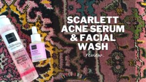 review scarlett acne serum-littlearsyi